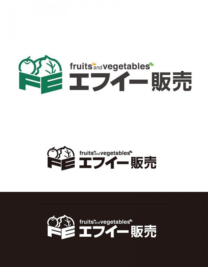 ロゴデザイン：エフイー販売様：横位置