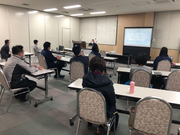 画像：保原町商工会での研修会の様子