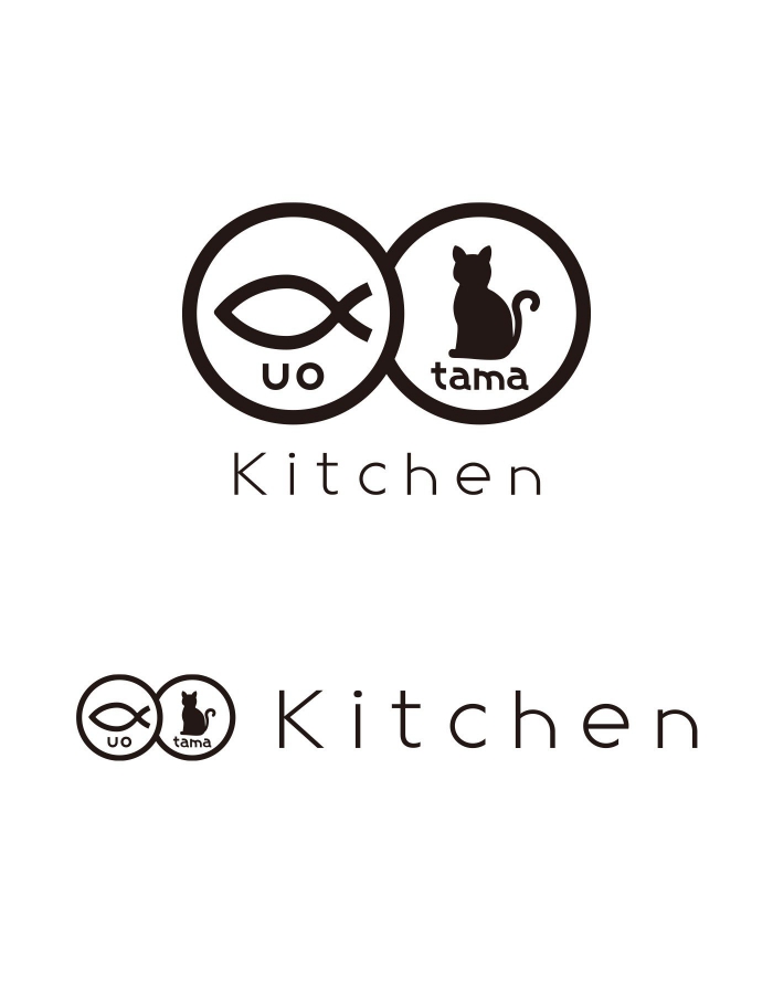 ロゴ：Uotama kitchen様